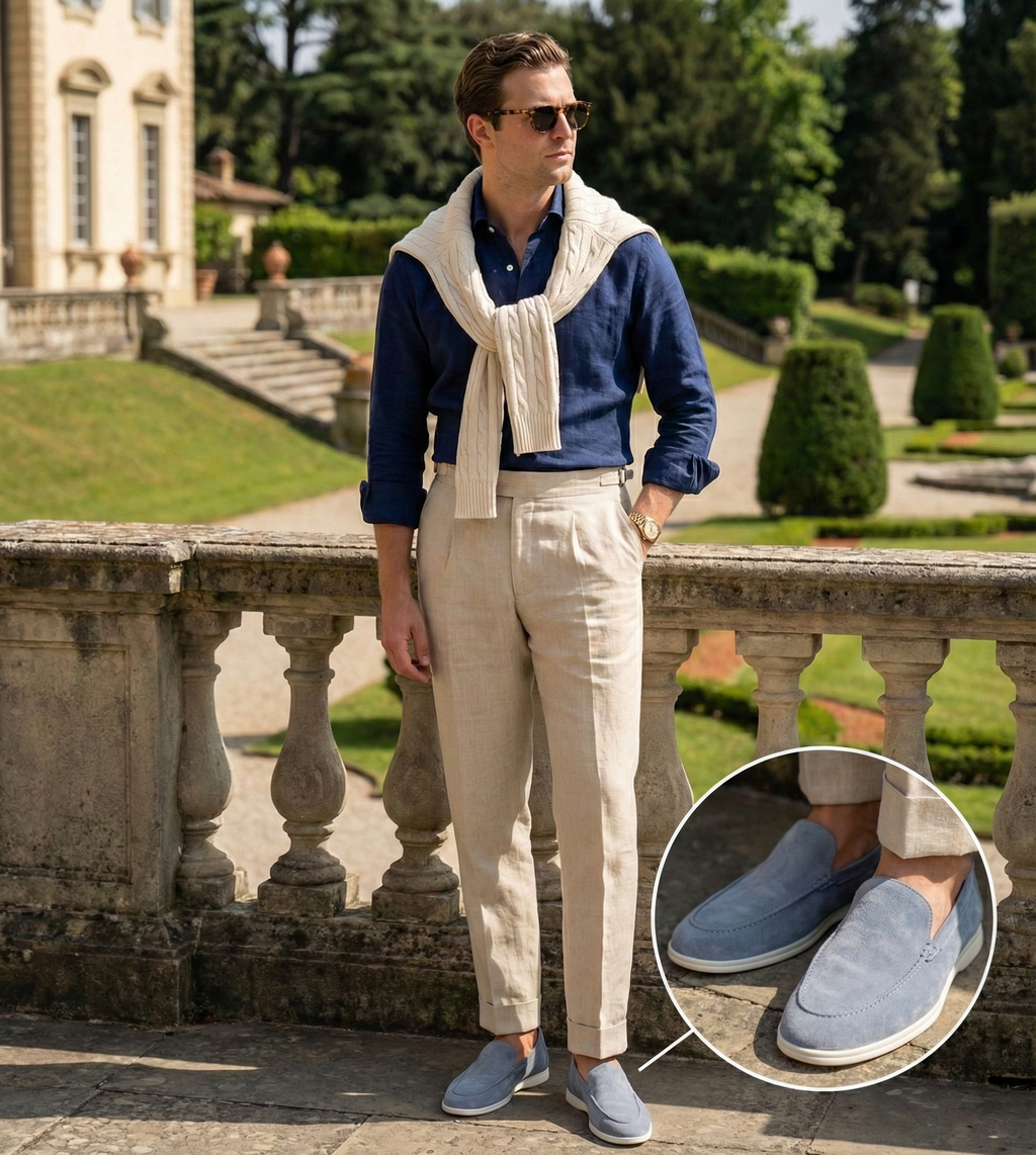 Porter Suede Driving Loafers