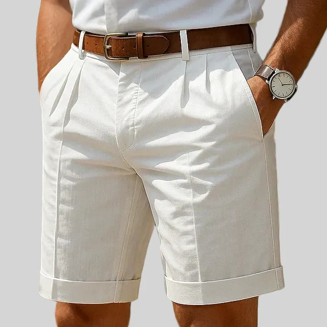 Rafael Pleated Tailored Shorts