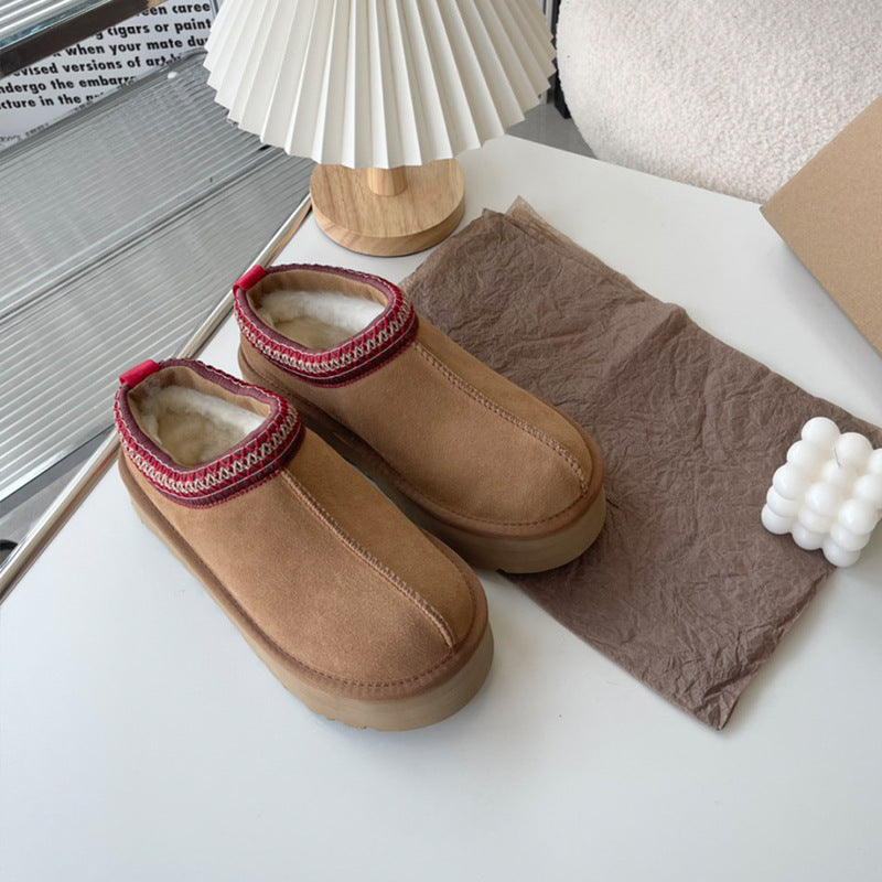 Camille Cosy Platform Mules