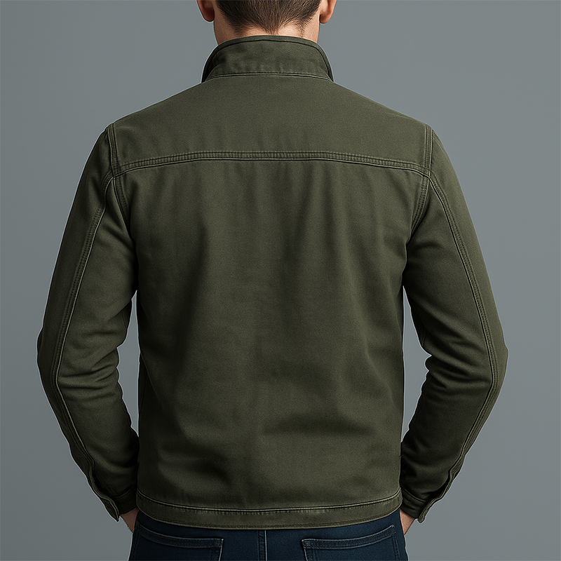 Damian Vintage Cotton Zip Jacket