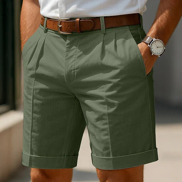 Rafael Pleated Tailored Shorts