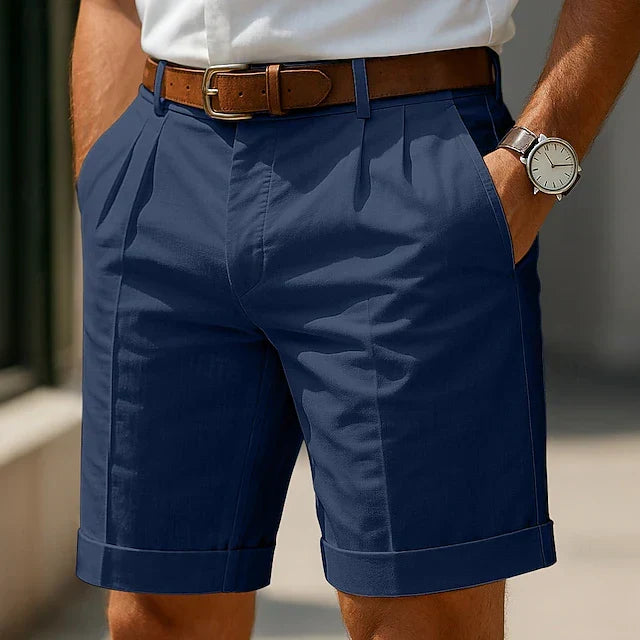 Rafael Pleated Tailored Shorts